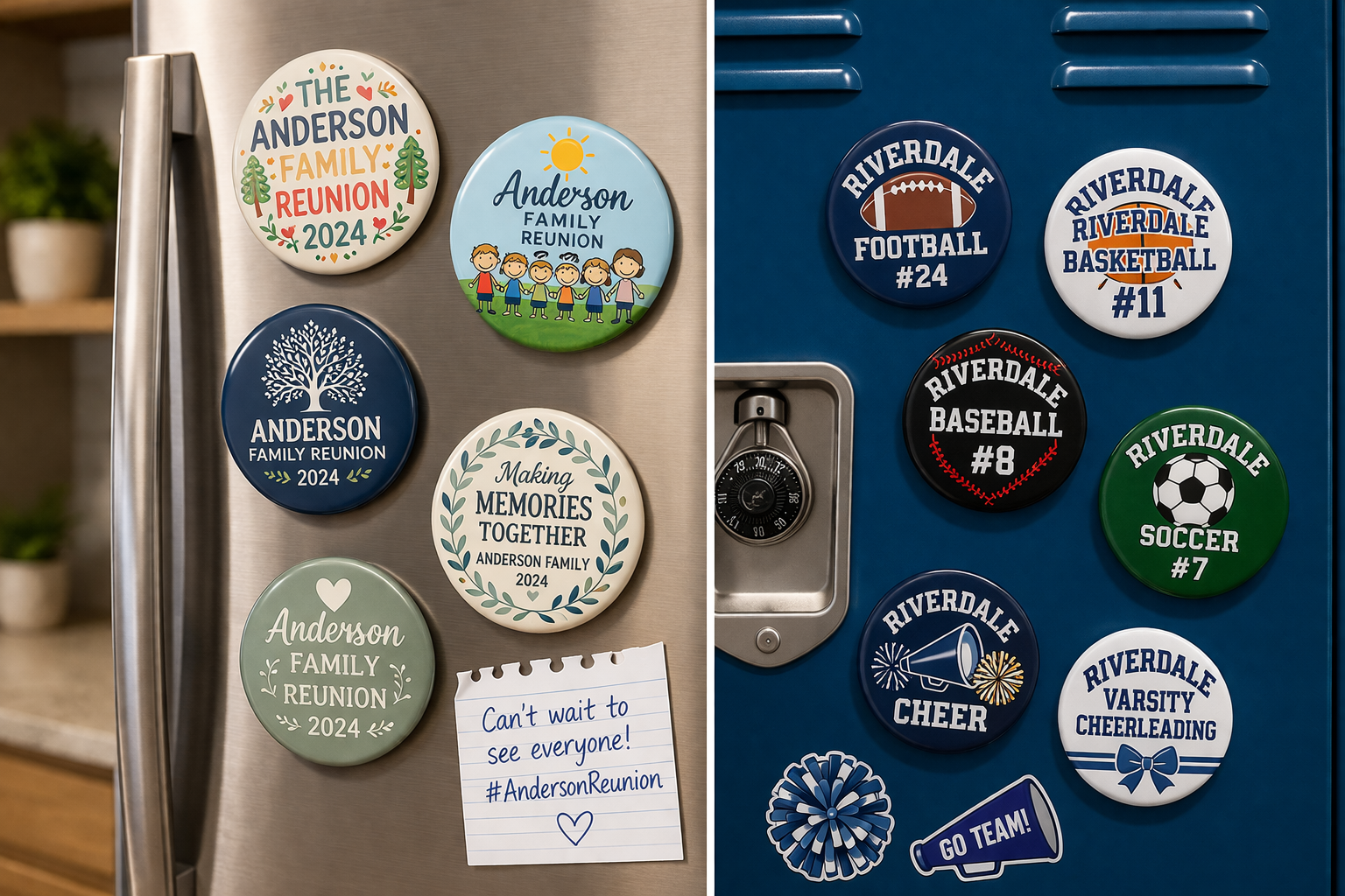 Button Magnets - Custom Button Magnets for Teams, Fundraisers and ...